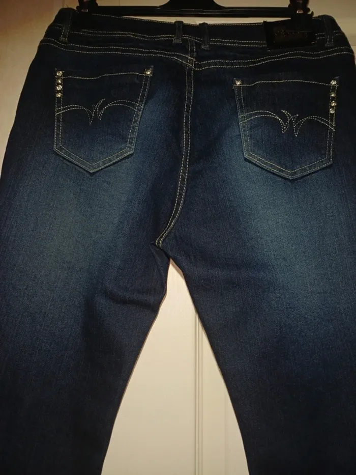 Jeans évasés Vintage Seyoo - photo numéro 6