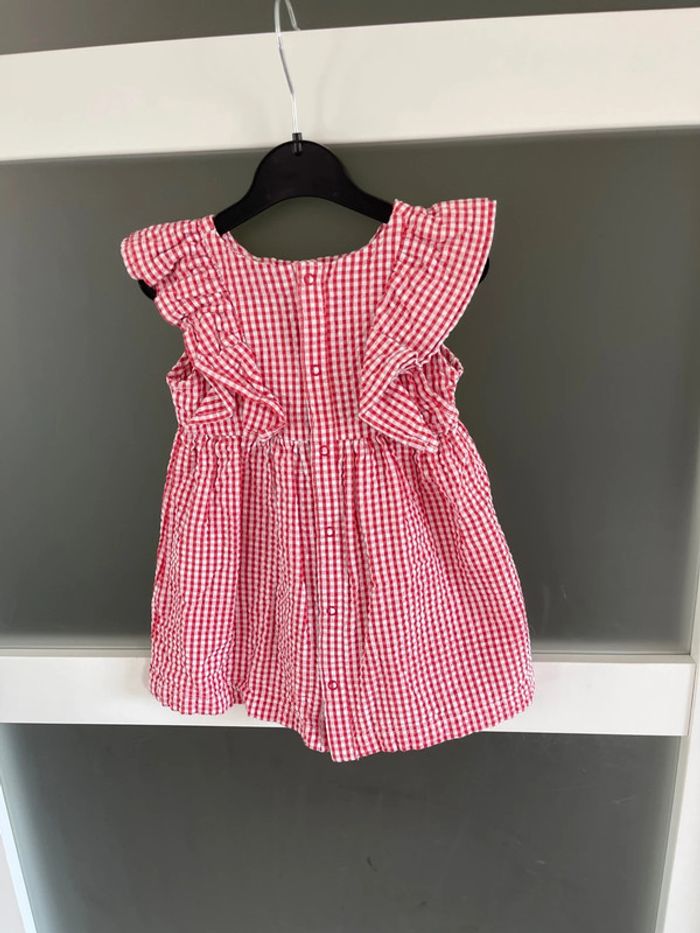 Robe à carreaux rouge - photo numéro 3