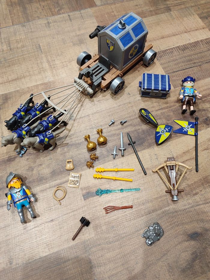 Playmobil Novelmore Char du trésor des chevaliers 70392 - photo numéro 2