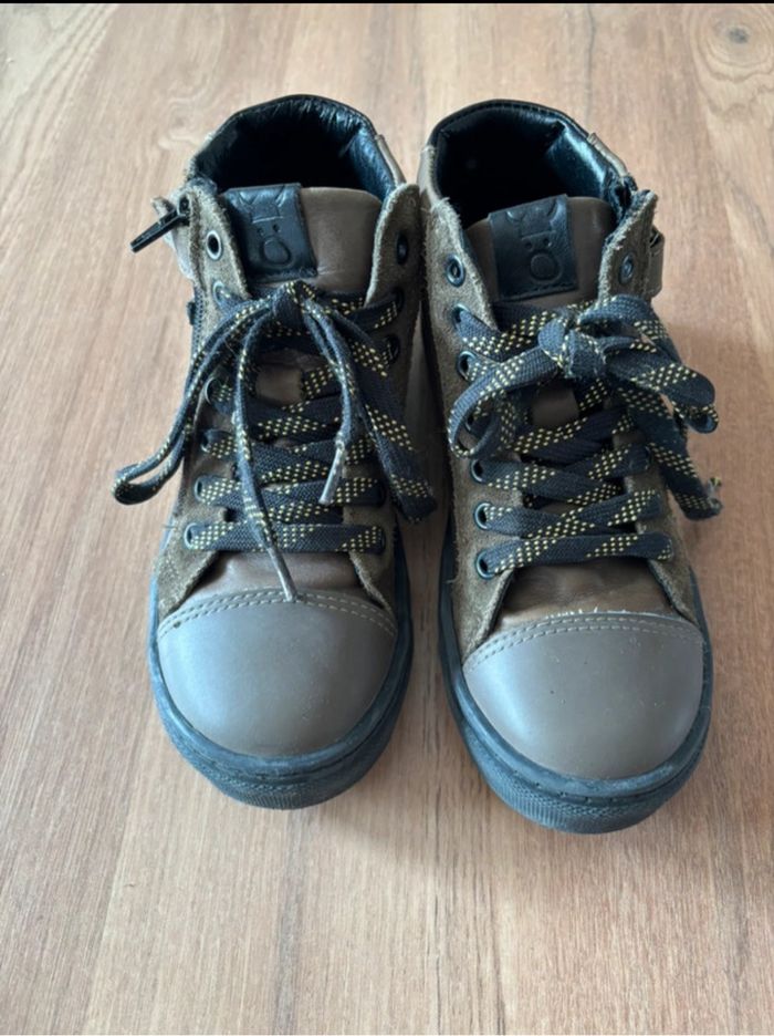 Chaussures montantes en cuir Norvik