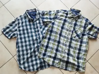 Lot de 2 chemises manches courtes Reward homme Taille L.