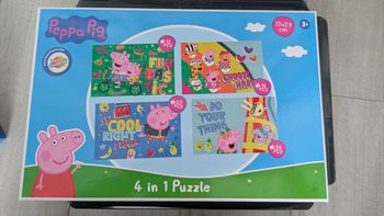 4 puzzles Peppa pig