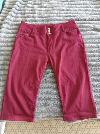 Pantacourt jean bordeau 2XL