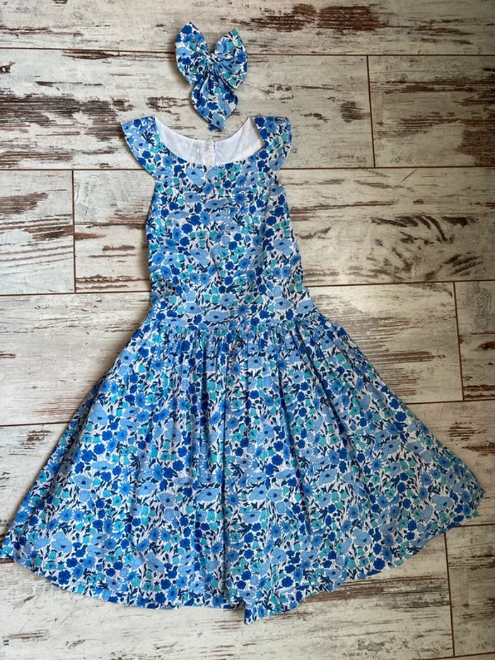Robe Liberty Jacadi poppy and daisy bleu