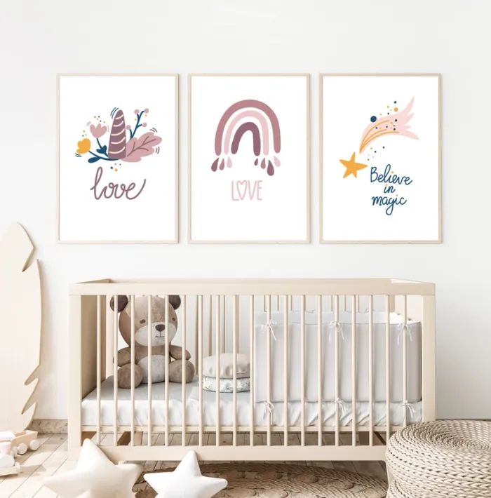 Affiches “Love & Magic” pour chambre enfant - photo numéro 3
