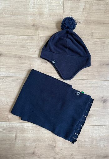 Ensemble bonnet/ écharpe  garçon