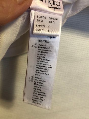 Soutiens-gorge blanc femme 100C