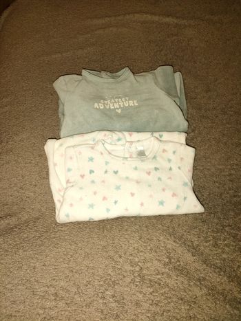 Lot pyjamas 6 mois