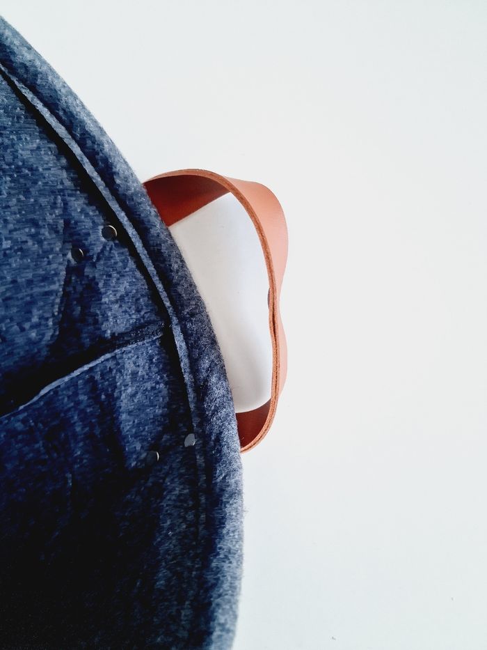 Panier de rangement en feutre - Gris foncé - photo numéro 7