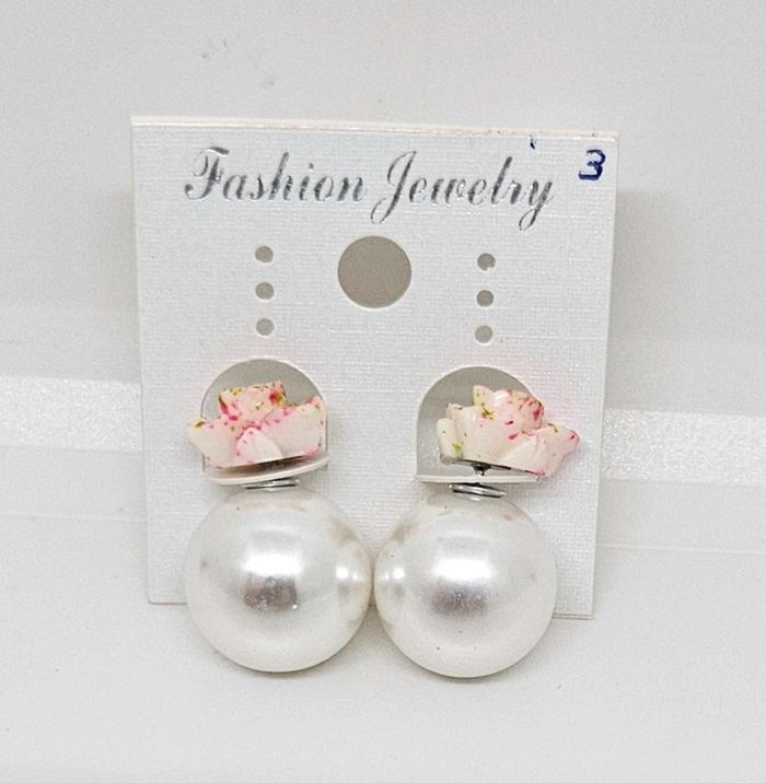 Paire de boucles d'oreilles.
Neuve.
Fleur 3