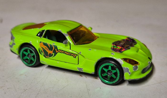 Voiture miniature majorette dodge viper vert 238B 1/60 - photo numéro 3