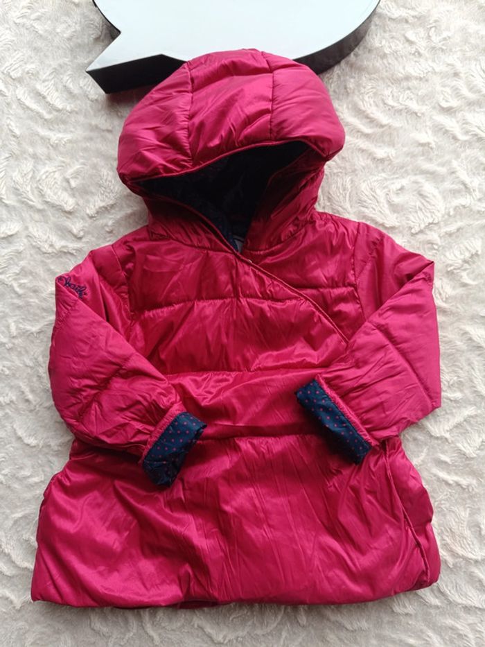 Blouson doudoune avec capuche Fille 18 mois Obaïbi - photo numéro 2