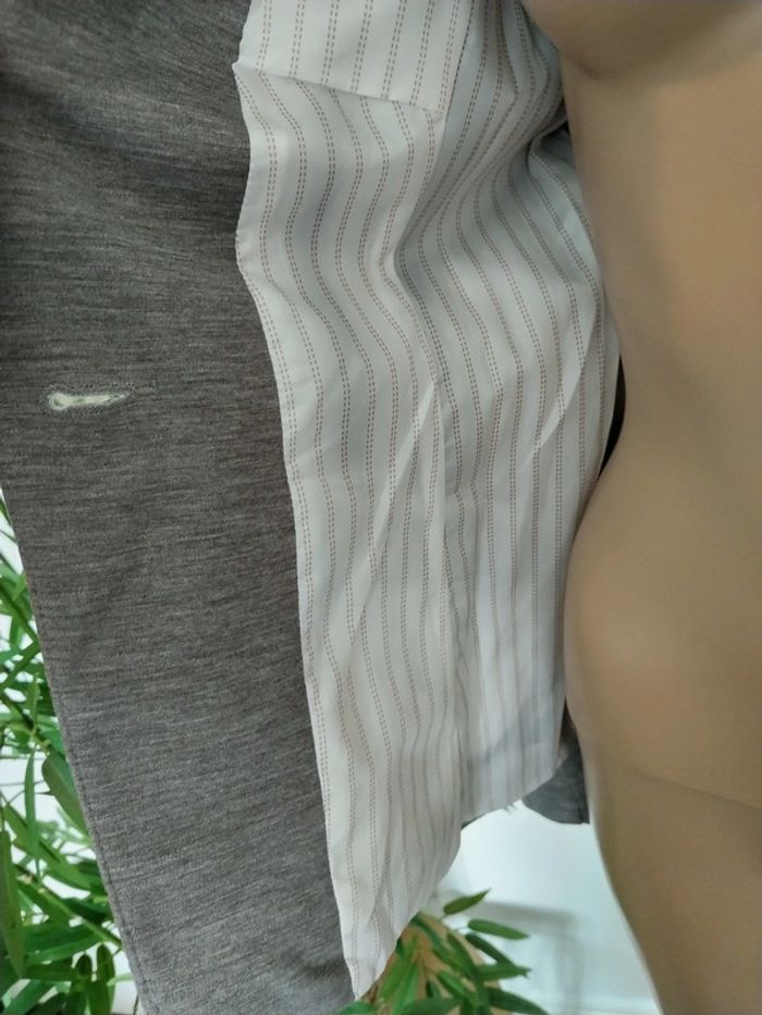Blazer gris H&M taille 34 excellent état - photo numéro 6