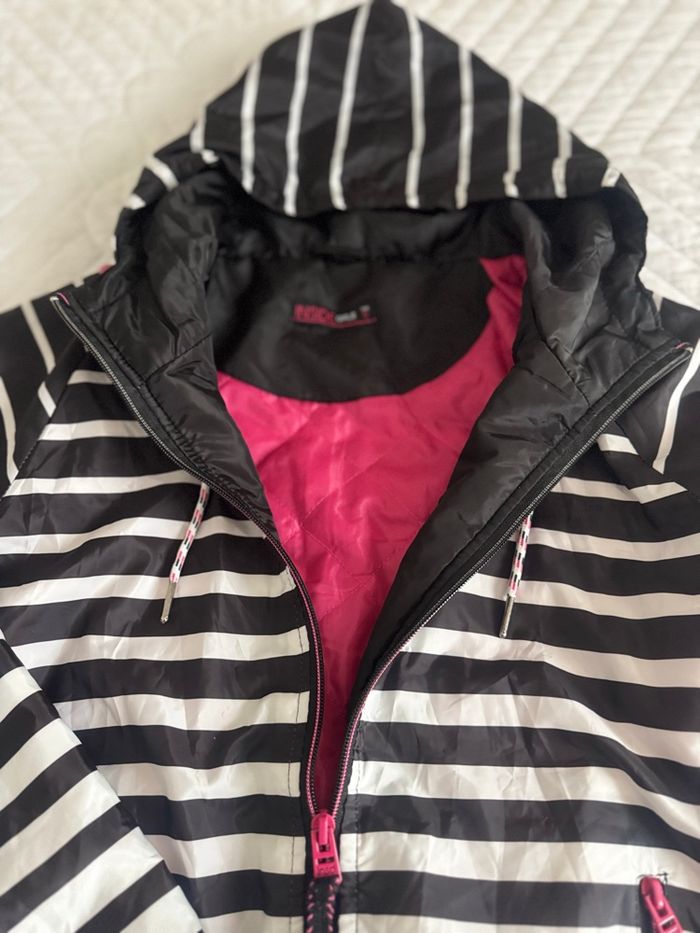 Veste coupe-vent rayée “Inside Take Risks” – Taille S - photo numéro 2