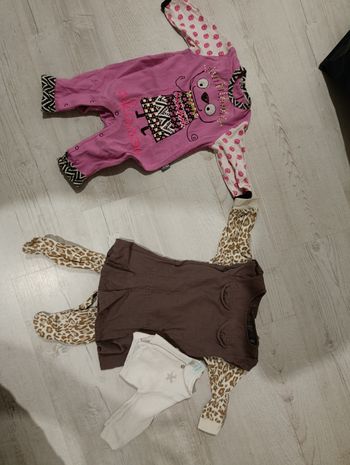 Ensemble fille 3 mois obaibi et petit beguin 