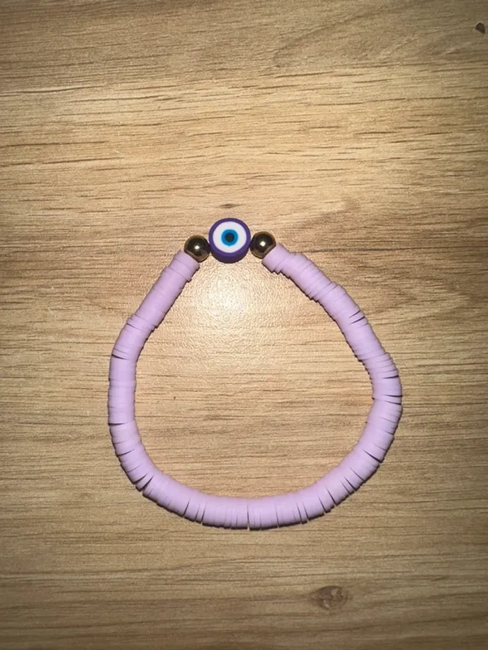bracelet œil yeux violet