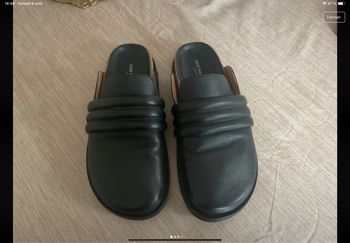 Chaussures mules en cuir Shoe the Bear