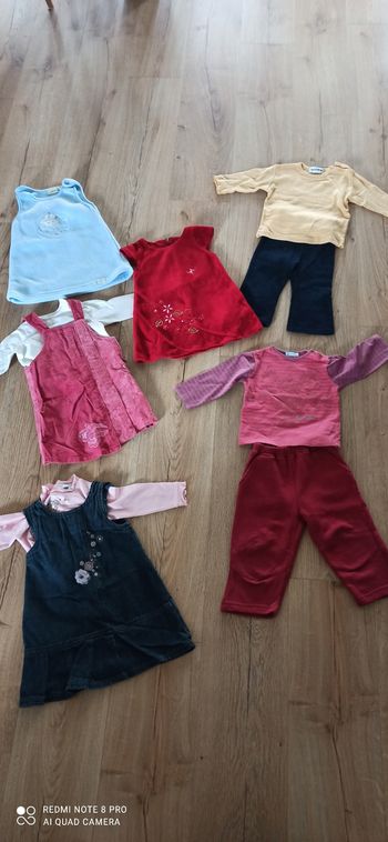 Lot de 6 ensembles 12 mois