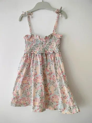 (a) Robe à bretelles Verbaudet 2ans