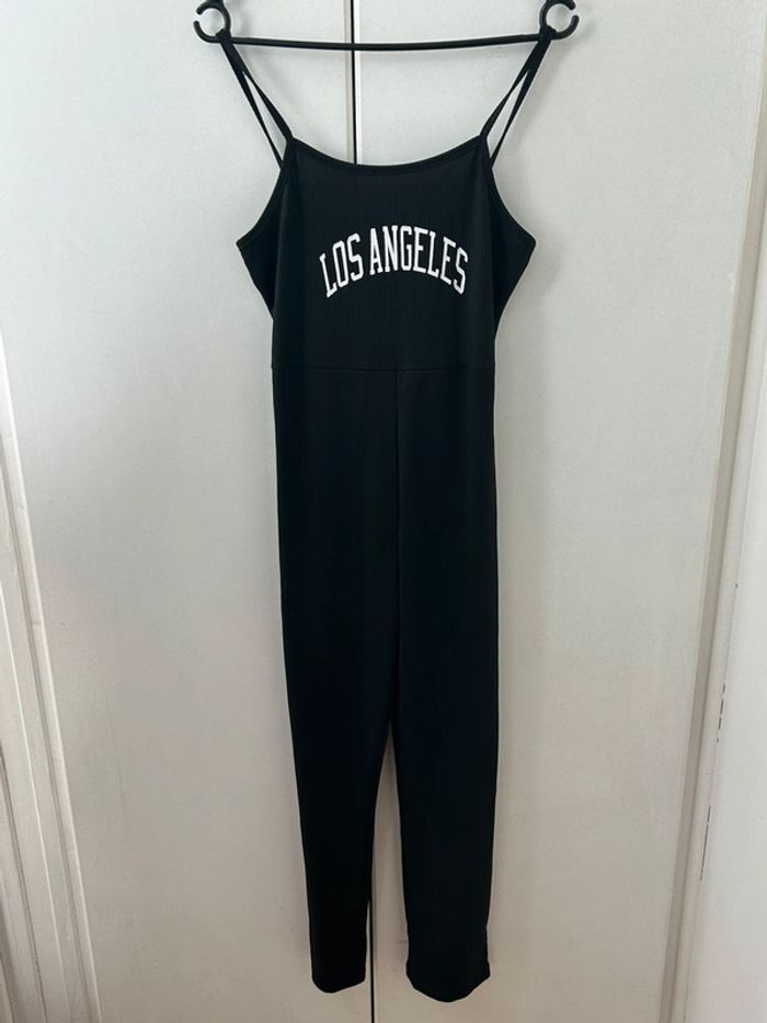 Combinaison été débardeur pantalon à bretelles noir - Los Angeles - 11 / 12 ans