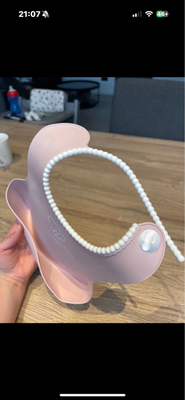 Bavoir en plastique lavable - photo numéro 3