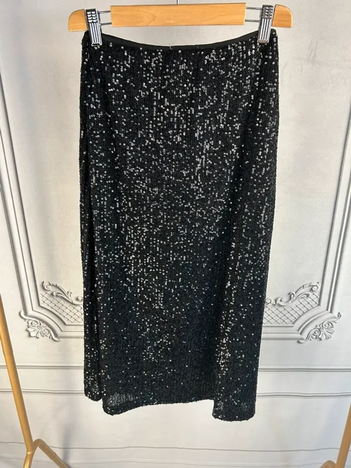 Jupe mi longue sequins Artlove S neuve - photo numéro 6