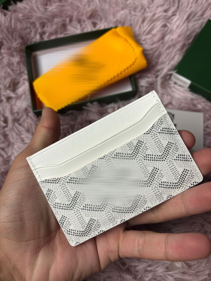 Porte carte en cuir neuf blanc - photo numéro 3
