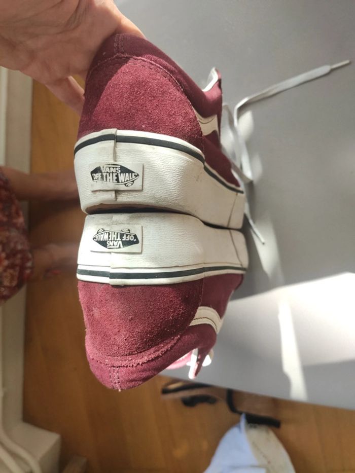 Basket Vans plateforme bordeaux - photo numéro 4