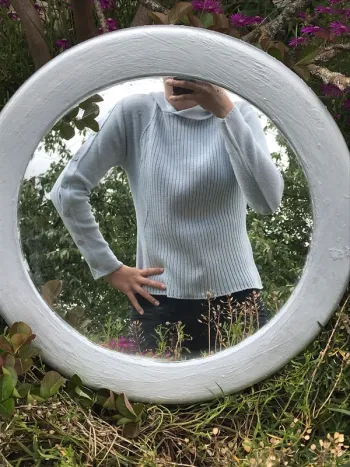 Pull bleu clair