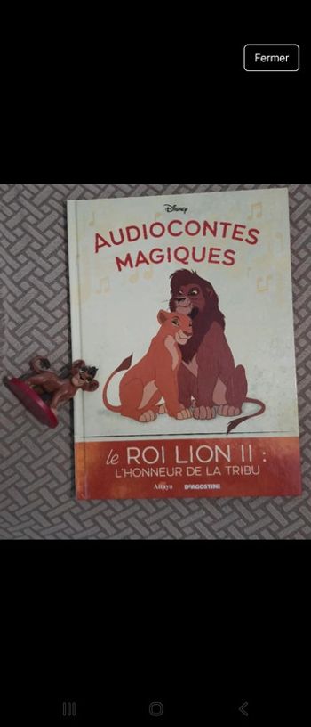 Numero 61 audioconte Magique Altaya disney deagostini livre et figurine audio conte compte