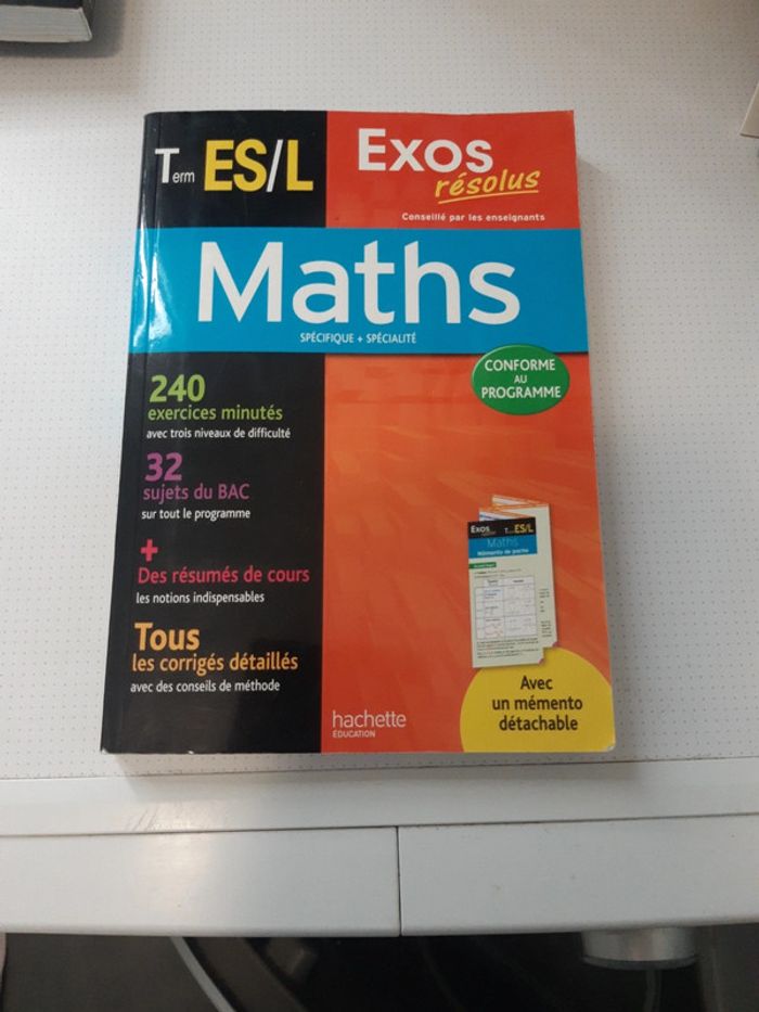 😺 livre scolaire terminale  maths 😺