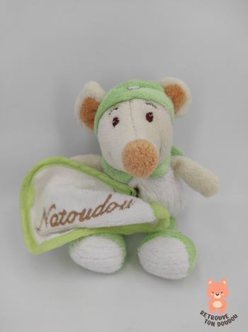 Doudou Souris Verte Natoudou Eveil & Tendresse