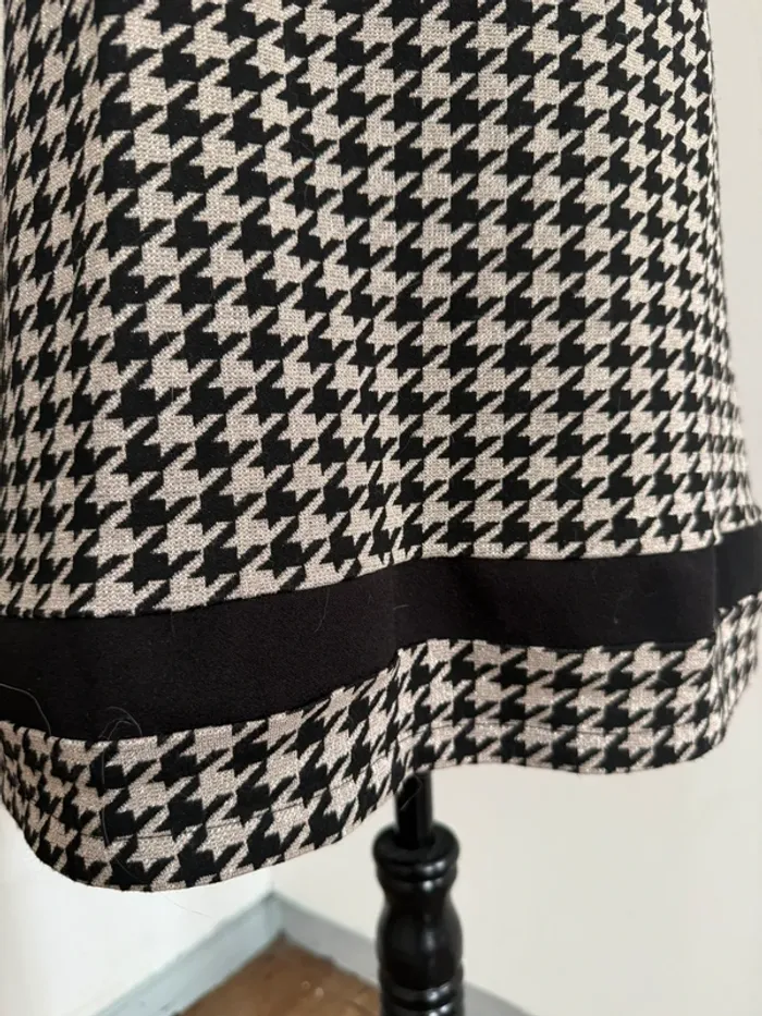 Robe sans manches Nuna Lie T. L - Motif pied-de-poule - photo numéro 4