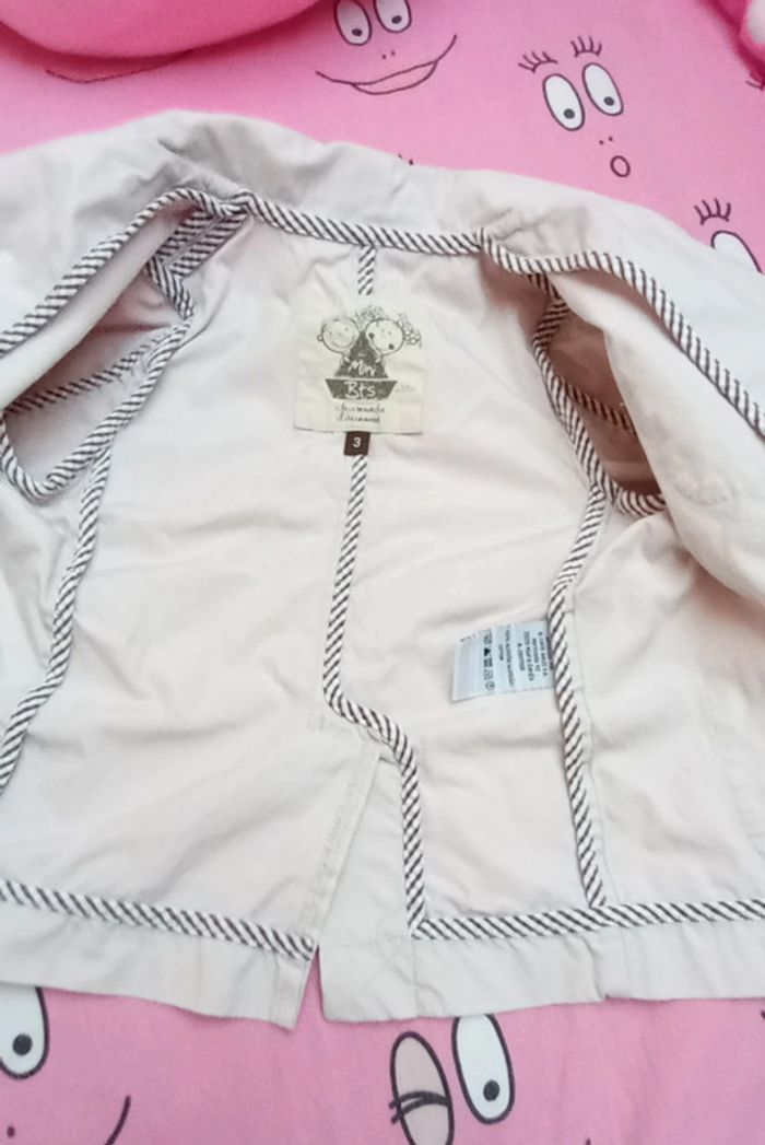 Veste impaire 3 ans beige - photo numéro 3