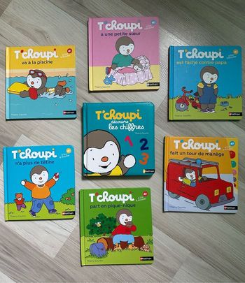 Lot de 7 livres Tchoupi