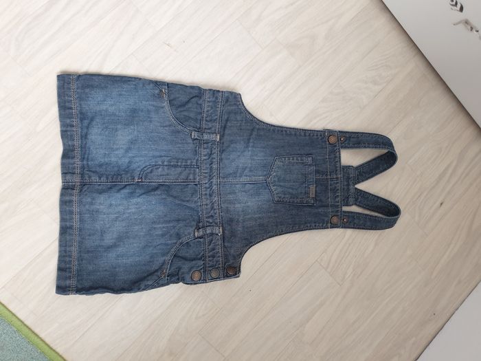 Robe salopette courte