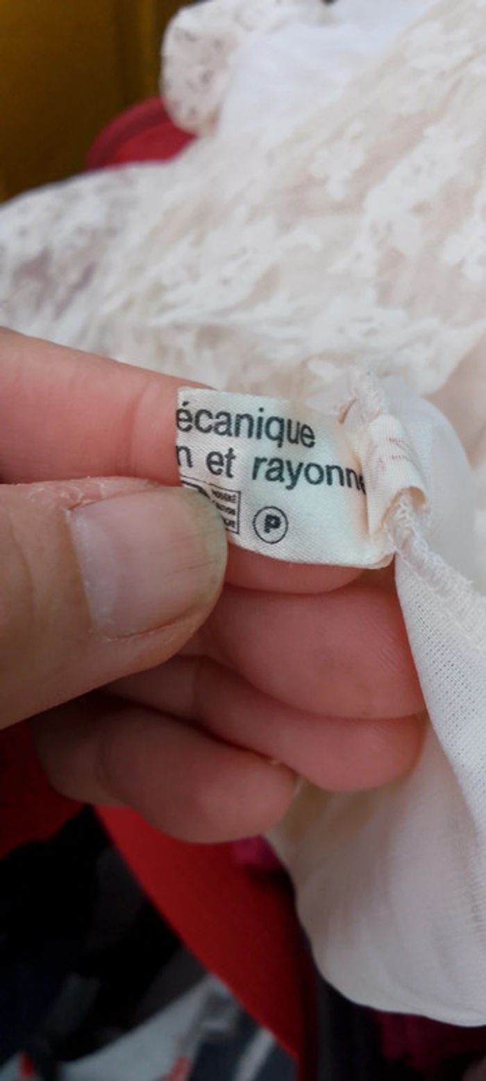 Chemise en dentelle ivoire - photo numéro 8