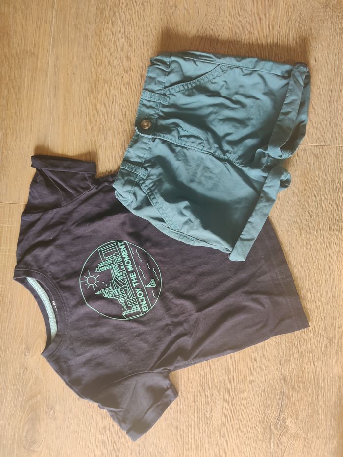 Ensemble 2 pièces short tee shirt Kiabi Taille 3- 4 ans