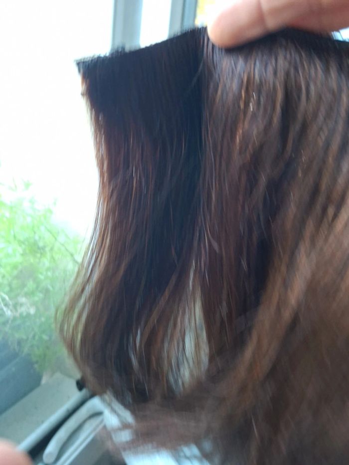 Extension de Cheveux a fil brun 30cm - photo numéro 5