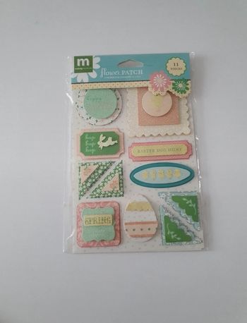 Stickers neufs 3D fleurs