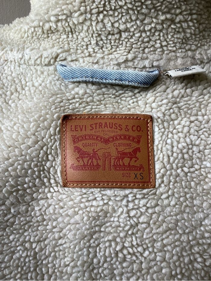 Veste Levi’s Sherpa brodé fleurs - photo numéro 6