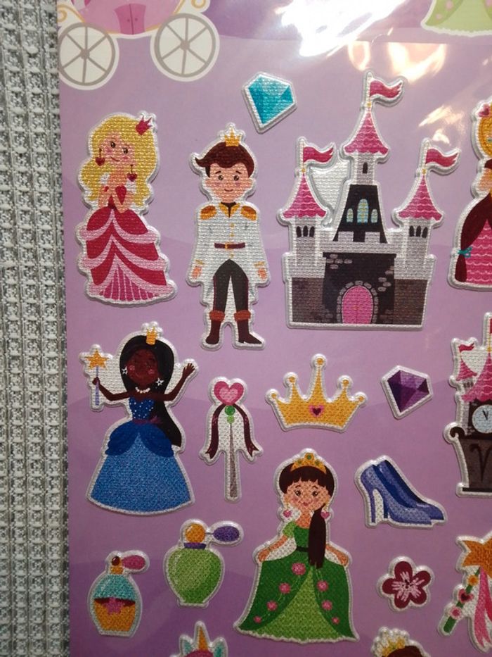 Stickers Glitter Bubble "Princesse" - photo numéro 3