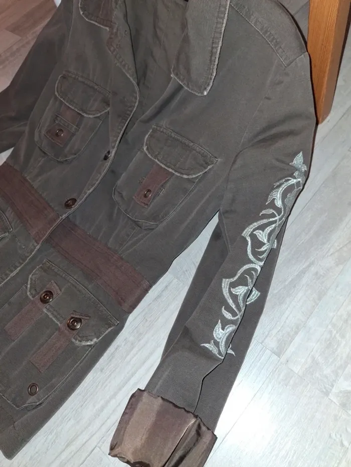 Veste blazer marron - photo numéro 3