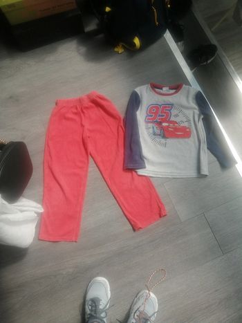 Pyjama velours cars 8A