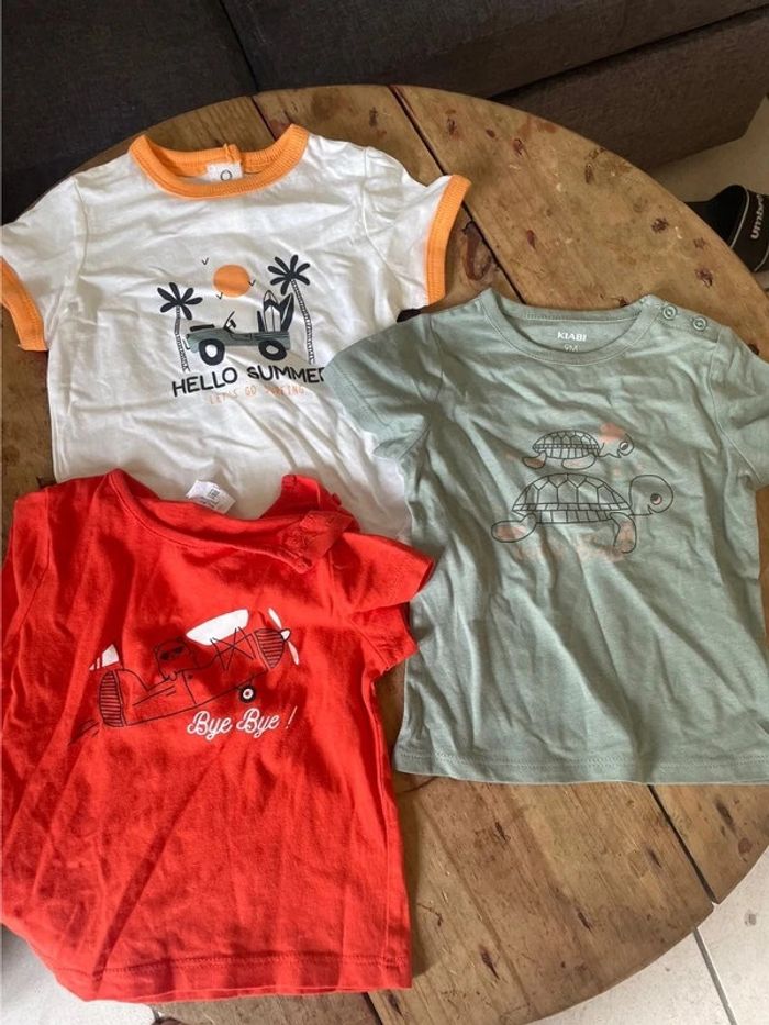 t shirt manches courte 9mois - photo numéro 4