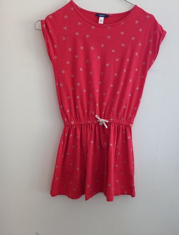Jolie robe rouge 8 ans