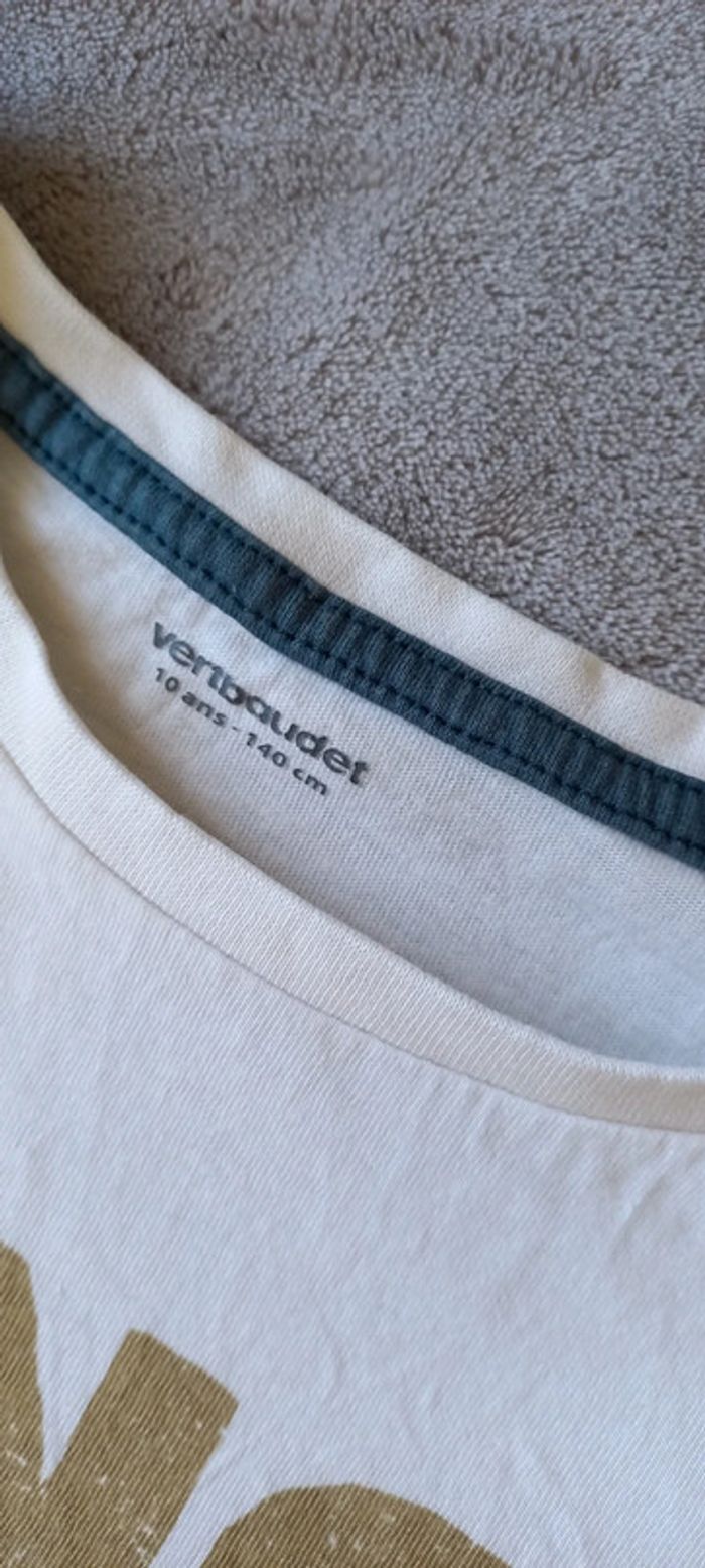 T-shirt, Verbaudet, taille 10 ans - photo numéro 3