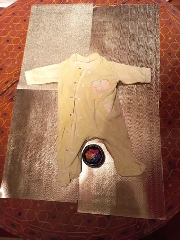 Pyjama mixte vert pomme chaud