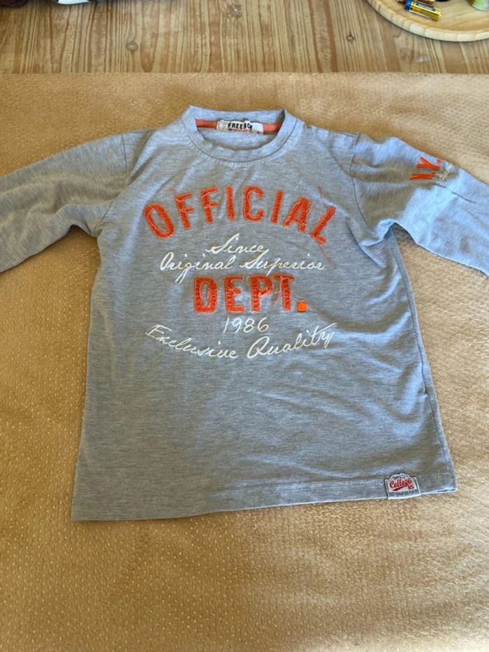 T-shirt à manches longues 5 ans
