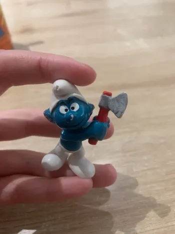 Schtroumpf bûcheron - Schleich Peyo 1976